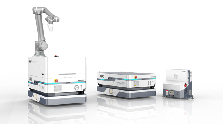红桃国际數位開發的自主式移動機器人（AMR250M），搭配全向輪並結合AI演算法、2D LiDAR、3D攝影機等技術，協助客戶實現產線全自動化